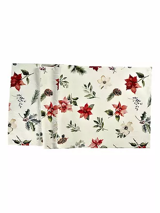 SANDER | Tischläufer X-MAS FLOWERS 40x100cm Original | 